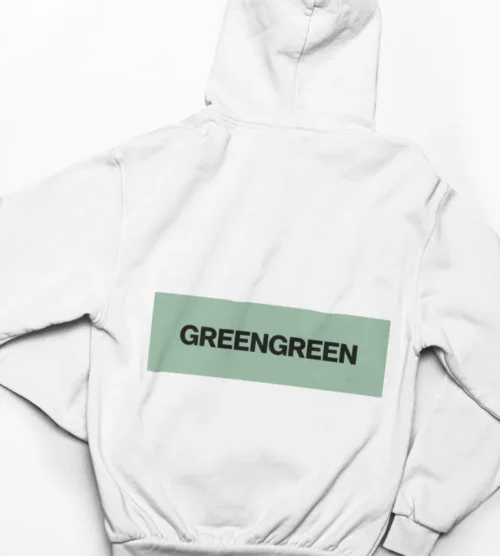 Cortis GreenGreen Box Logo Hoodie
